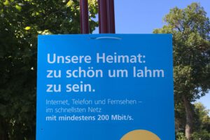 Glasfaser ermöglicht schnelles Internet