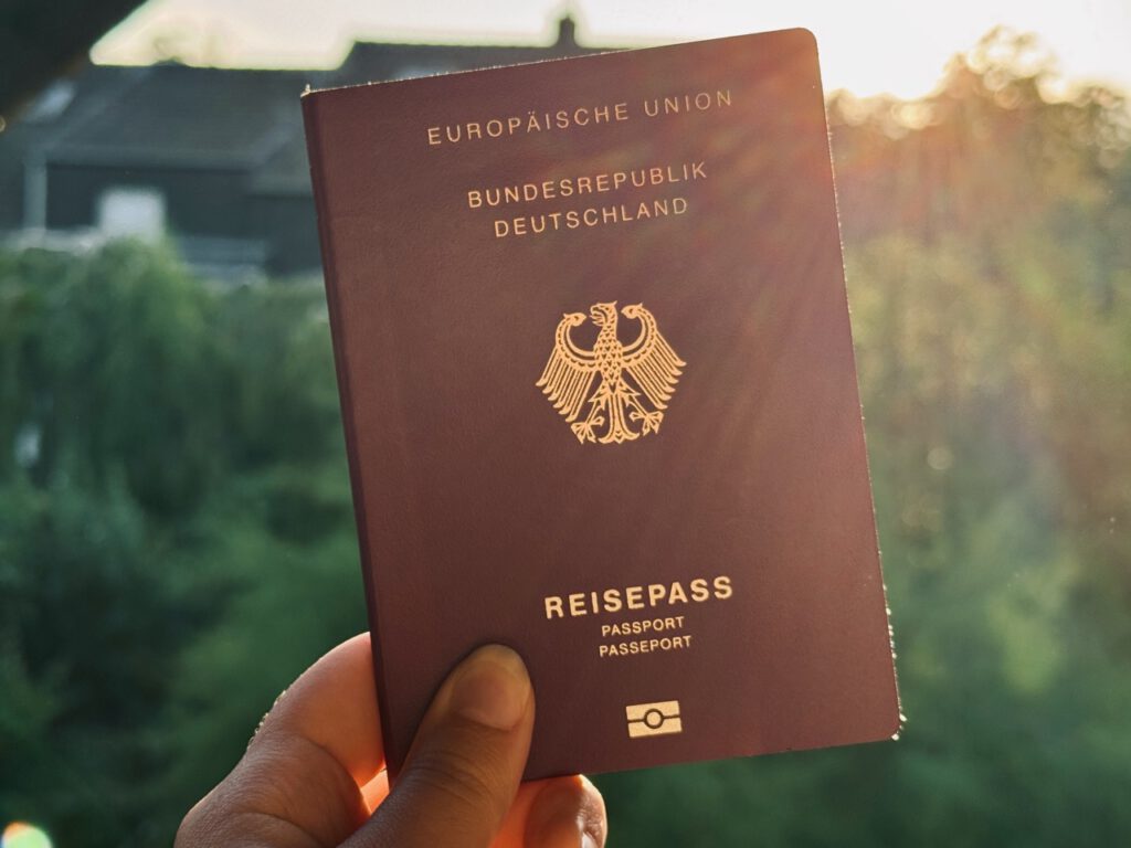 Reisepass Symbolfoto